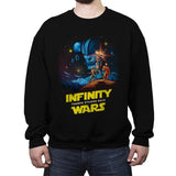 Infinity Wars - Crew Neck Sweatshirt Crew Neck Sweatshirt RIPT Apparel Small / Black