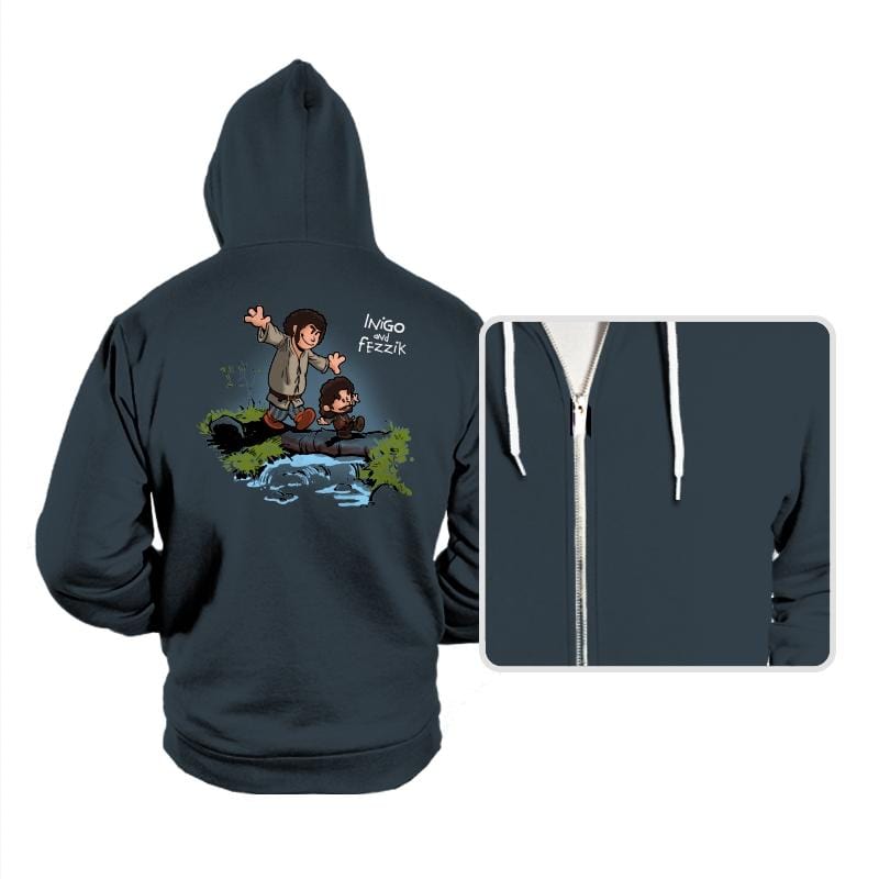 Inigo and Fezzik - Hoodies Hoodies RIPT Apparel Small / Dark Gray