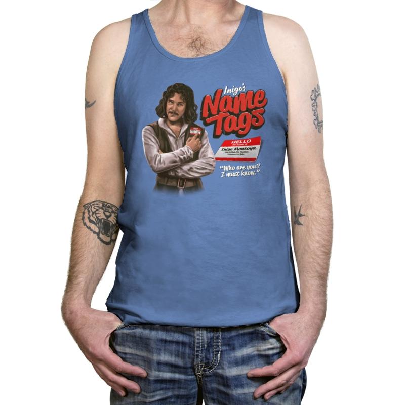 Inigo's Name Tags - Tanktop Tanktop RIPT Apparel X-Small / Blue Triblend
