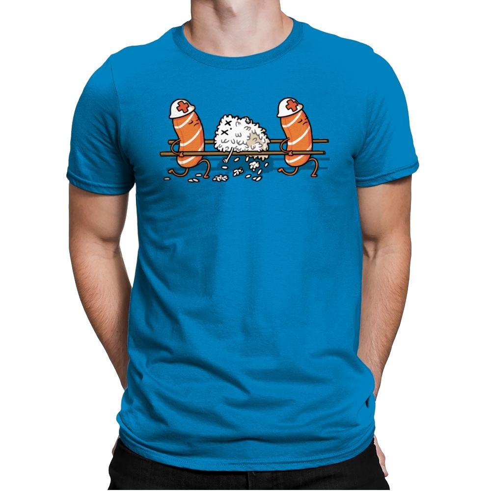 Injured Rice! - Mens Premium T-Shirts RIPT Apparel Small / Turqouise
