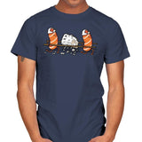 Injured Rice! - Mens T-Shirts RIPT Apparel Small / Navy