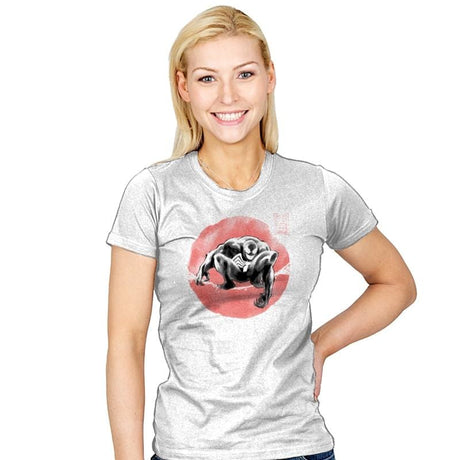 Ink Wash Symbiote - Womens T-Shirts RIPT Apparel Small / White