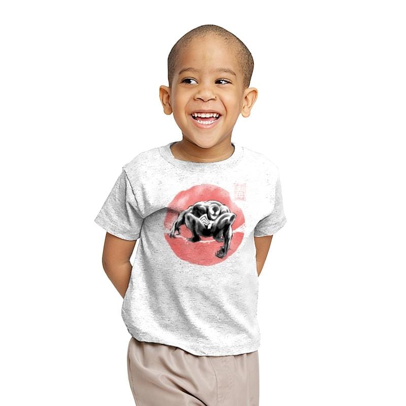 Ink Wash Symbiote - Youth T-Shirts RIPT Apparel X-small / White
