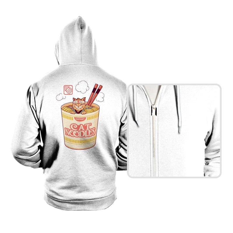Instant Cat Noodles - Hoodies Hoodies RIPT Apparel Small / White
