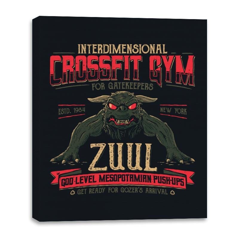 Interdimensional CrossFit - Canvas Wraps Canvas Wraps RIPT Apparel 16x20 / Black