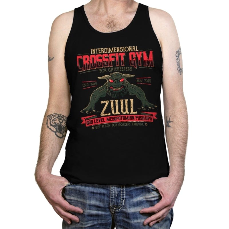 Interdimensional CrossFit - Tanktop Tanktop RIPT Apparel X-Small / Black