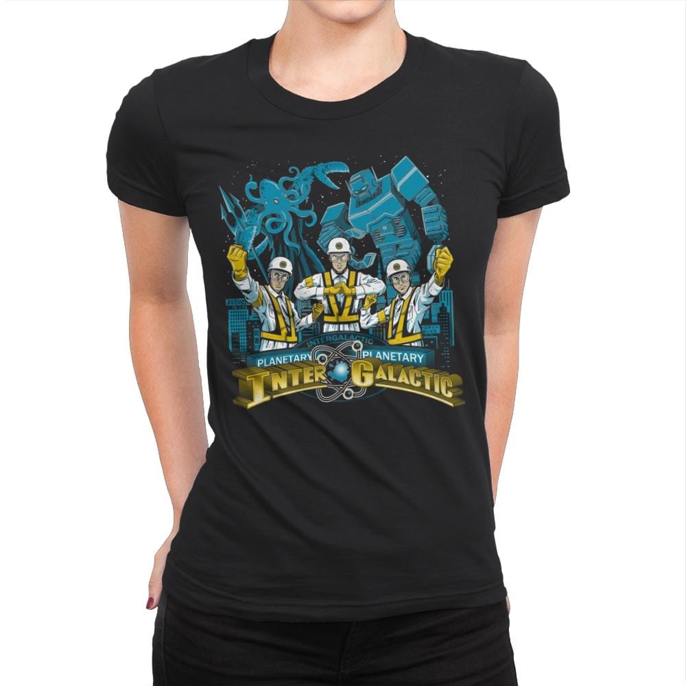 Intergalactic Rangers - Womens Premium T-Shirts RIPT Apparel Small / Black