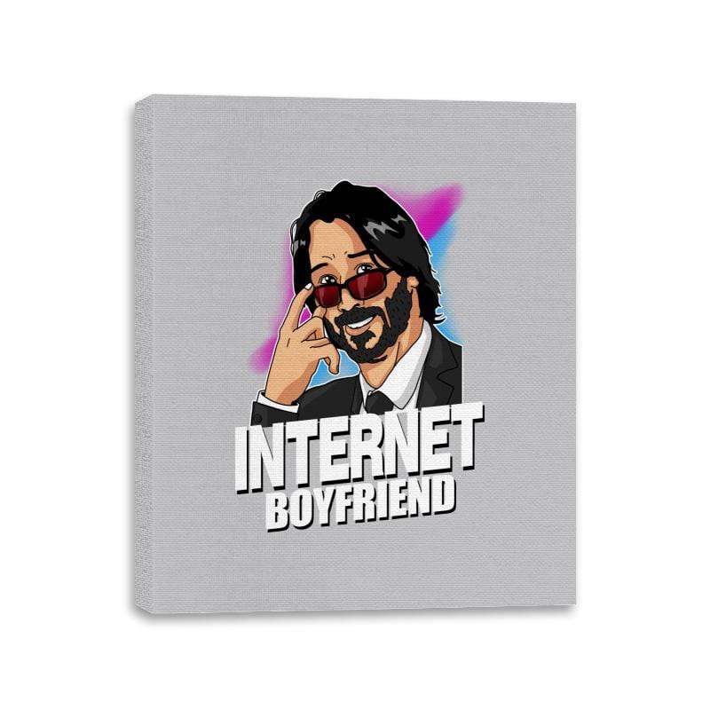 Internet Boyfriend - Canvas Wraps Canvas Wraps RIPT Apparel 11x14 / Heather