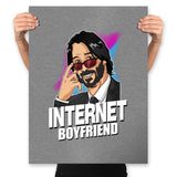 Internet Boyfriend - Prints Posters RIPT Apparel 18x24 / Heather