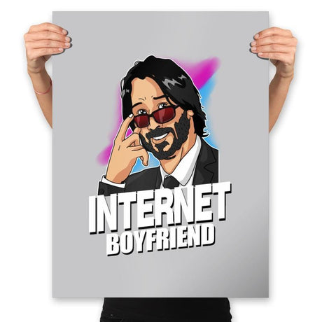 Internet Boyfriend - Prints Posters RIPT Apparel 18x24 / Heather