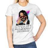 Internet Boyfriend - Womens T-Shirts RIPT Apparel Small / White