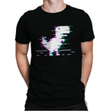 Internet Dino Glitch - Mens Premium T-Shirts RIPT Apparel Small / Black