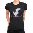 Internet Dino Glitch - Womens Premium T-Shirts RIPT Apparel Small / Black