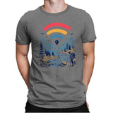 Internet Explorer - Mens Premium T-Shirts RIPT Apparel Small / Heather Grey