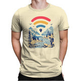 Internet Explorer - Mens Premium T-Shirts RIPT Apparel Small / Natural
