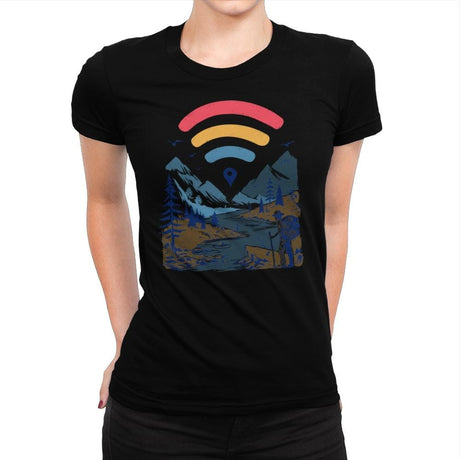 Internet Explorer - Womens Premium T-Shirts RIPT Apparel Small / Natural
