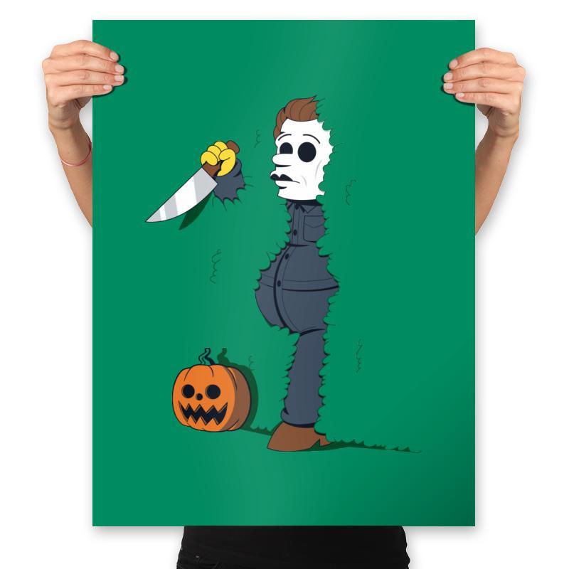 Into the Bushes - Prints Posters RIPT Apparel 18x24 / Kelly