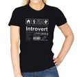 Introvert Label - Womens T-Shirts RIPT Apparel Small / Black
