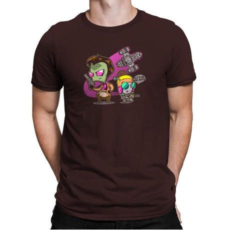 Invader Mal Exclusive - Mens Premium T-Shirts RIPT Apparel Small / Dark Chocolate