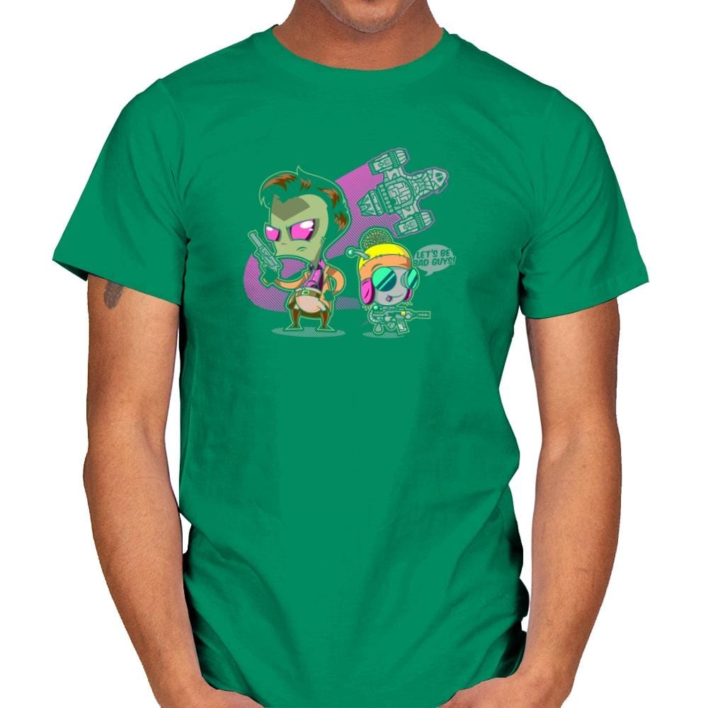 Invader Mal Exclusive - Mens T-Shirts RIPT Apparel Small / Kelly Green