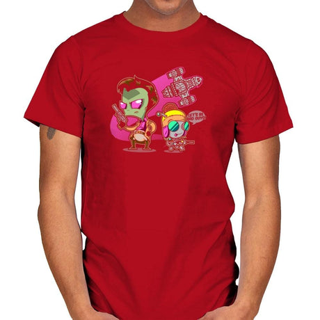 Invader Mal Exclusive - Mens T-Shirts RIPT Apparel Small / Red