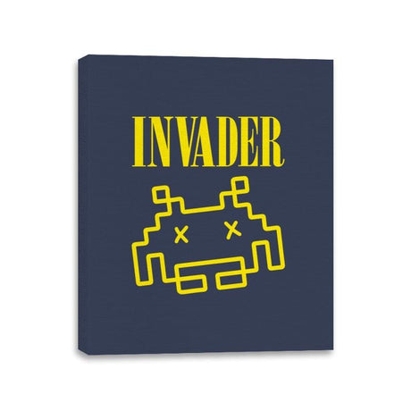Invader - Shirt Club - Canvas Wraps Canvas Wraps RIPT Apparel 11x14 / Navy