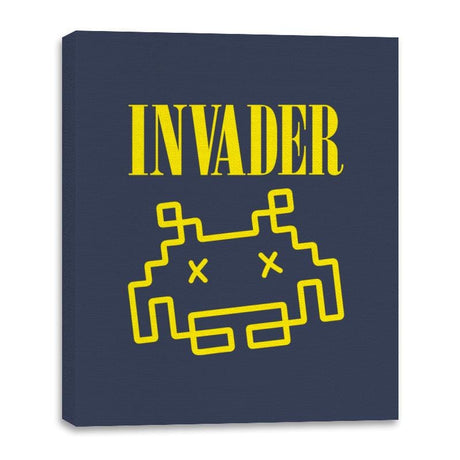 Invader - Shirt Club - Canvas Wraps Canvas Wraps RIPT Apparel 16x20 / Navy