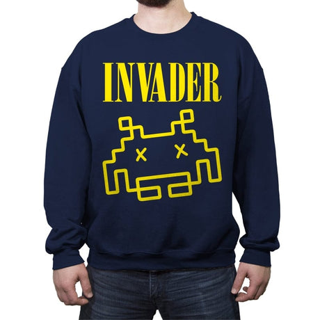 Invader - Shirt Club - Crew Neck Sweatshirt Crew Neck Sweatshirt RIPT Apparel Small / Navy