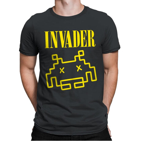 Invader - Shirt Club - Mens Premium T-Shirts RIPT Apparel Small / Heavy Metal