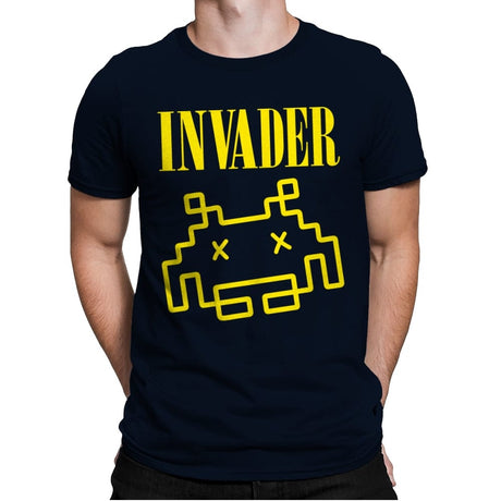 Invader - Shirt Club - Mens Premium T-Shirts RIPT Apparel Small / Midnight Navy