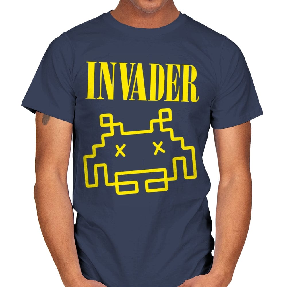 Invader - Shirt Club - Mens T-Shirts RIPT Apparel Small / Navy