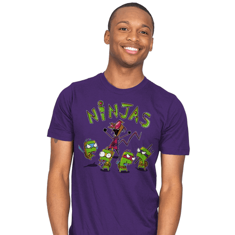 Invader Turtles - Mens T-Shirts RIPT Apparel