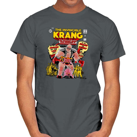 Invincible Krang Exclusive - Mens T-Shirts RIPT Apparel Small / Charcoal