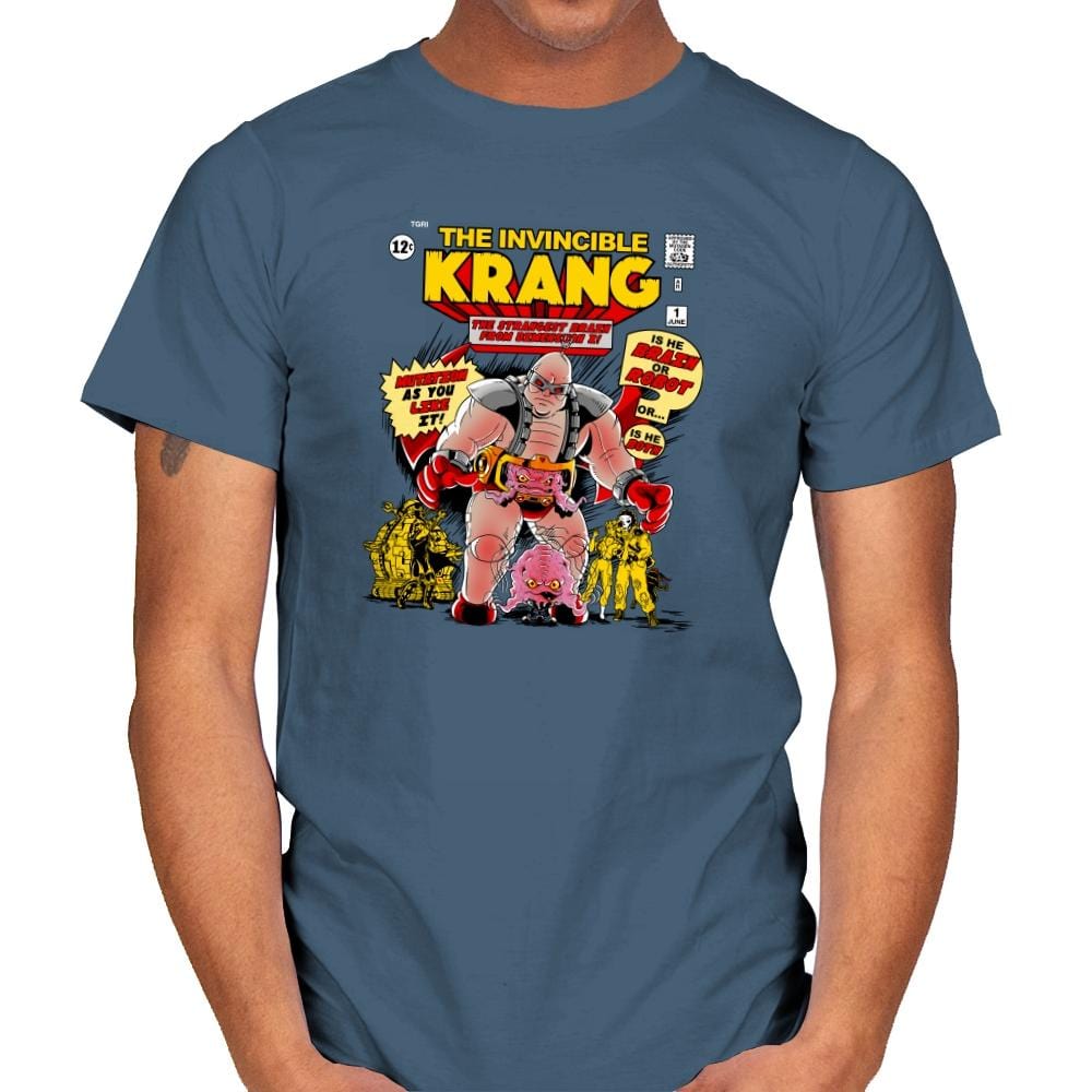 Invincible Krang Exclusive - Mens T-Shirts RIPT Apparel Small / Indigo Blue