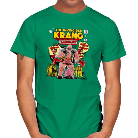 Invincible Krang Exclusive - Mens T-Shirts RIPT Apparel Small / Kelly Green