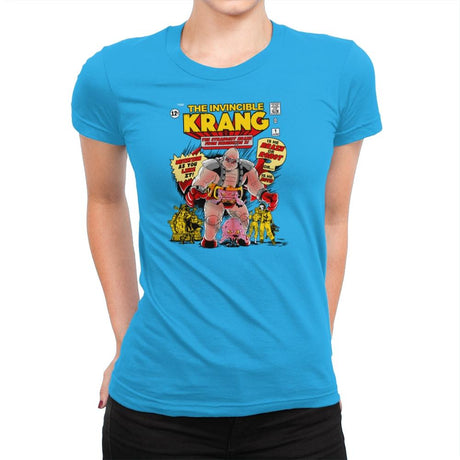 Invincible Krang Exclusive - Womens Premium T-Shirts RIPT Apparel Small / Turquoise
