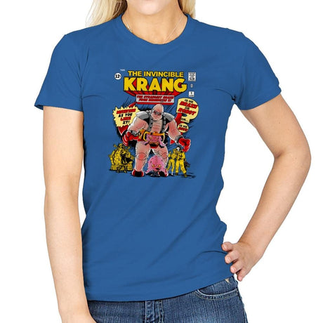 Invincible Krang Exclusive - Womens T-Shirts RIPT Apparel Small / Royal