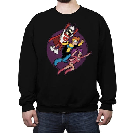 Invincirama - Crew Neck Sweatshirt Crew Neck Sweatshirt RIPT Apparel Small / Black