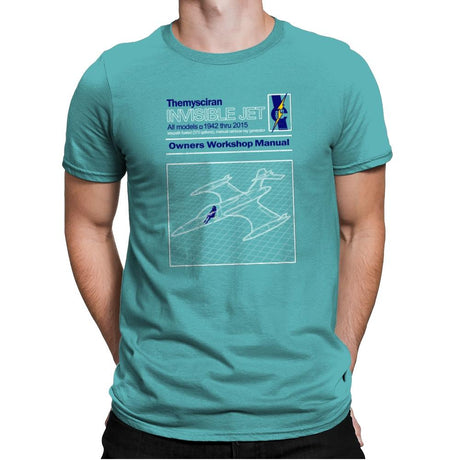 Invisible Repair - Wonderful Justice - Mens Premium T-Shirts RIPT Apparel Small / Tahiti Blue