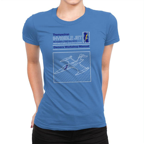 Invisible Repair - Wonderful Justice - Womens Premium T-Shirts RIPT Apparel Small / Tahiti Blue