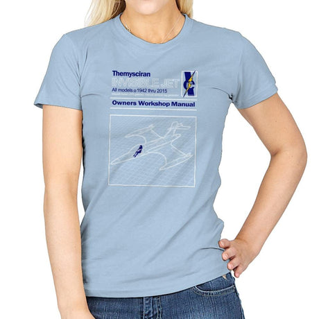 Invisible Repair - Wonderful Justice - Womens T-Shirts RIPT Apparel Small / Light Blue
