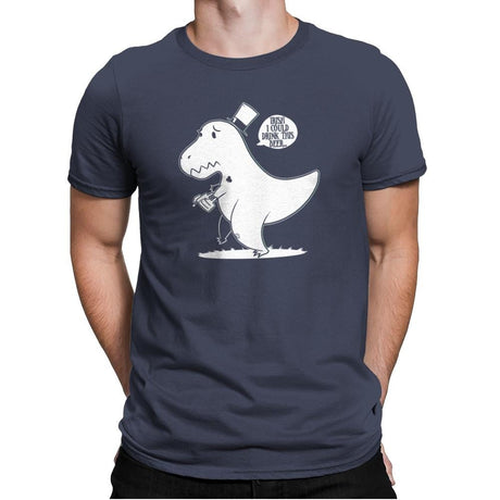 Irish I Could Drink Exclusive - Mens Premium T-Shirts RIPT Apparel Small / Indigo