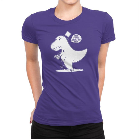 Irish I Could Drink Exclusive - Womens Premium T-Shirts RIPT Apparel Small / Purple Rush