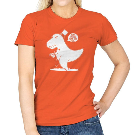 Irish I Could Drink Exclusive - Womens T-Shirts RIPT Apparel Small / Orange