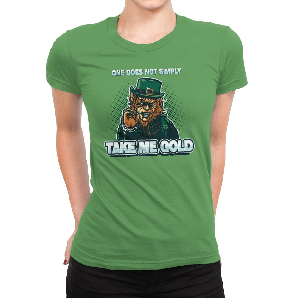 Irish Meme - Womens Premium T-Shirts RIPT Apparel Small / Kelly