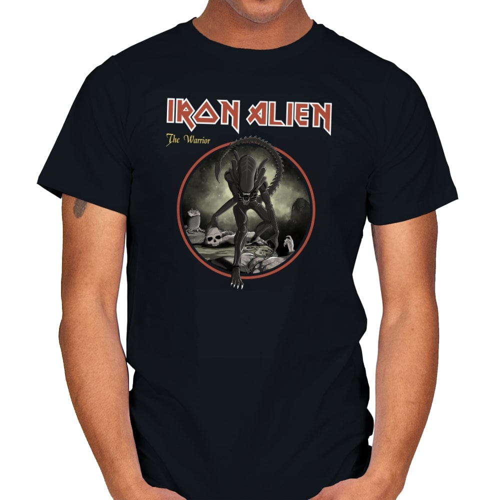 Iron Alien - Mens T-Shirts RIPT Apparel Small / Black
