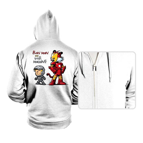 Iron Buddies - Hoodies Hoodies RIPT Apparel Small / White