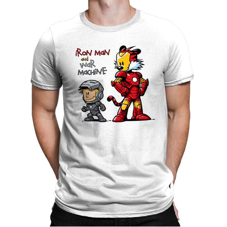 Iron Buddies - Mens Premium T-Shirts RIPT Apparel Small / White