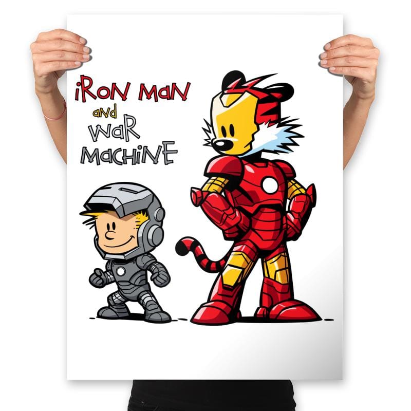 Iron Buddies - Prints Posters RIPT Apparel 18x24 / White