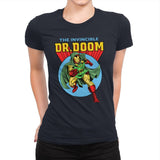 Iron Doom - Womens Premium T-Shirts RIPT Apparel Small / Midnight Navy